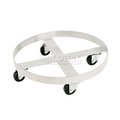 Global Industrial Stainless Steel Drum Dolly for 55 Gallon Drum 233883